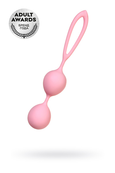 Вагинальные шарики  TOYFA A-Toys, силикон, розовый, 17 см, Ø 3,1