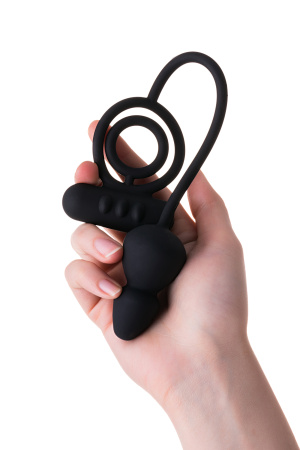 Вибровтулка анальная  с дополнительной стимуляцией Erotist 5,2 см Ø 2,8