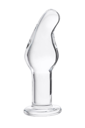 Анальная втулка Sexus Glass, стекло, прозрачная, 14,5 СМ, Ø 4 см