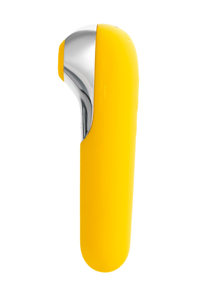 Вакуум-волновой бесконтактный стимулятор клитора Satisfyer Dual Love, желтый, 16,0 см, Ø 3,0