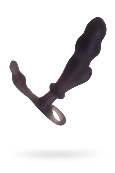 Фаллоимитатор анальный Seven Creations, Черный, 10,0 см, Ø 2,7