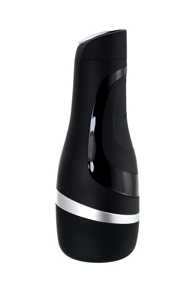 Мастурбатор нереалистичный Satisfyer Men Classic, черно-серебристый, 25,9 см, Ø 9,6
