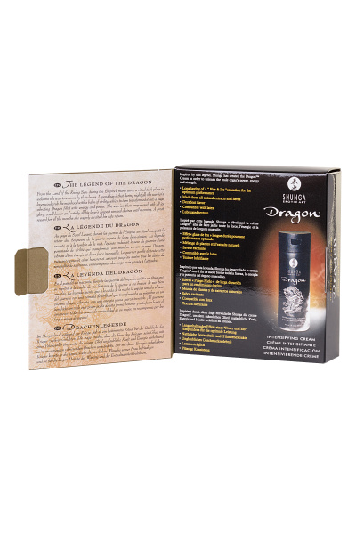 Усиливающий крем для пар Shunga Dragon, возбуждающий эффект «ледяного огня», 60 мл