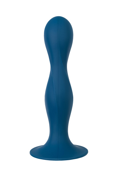 Фаллоимитатор Satisfyer Double Ball-R, силикон, синий, 16,5 см