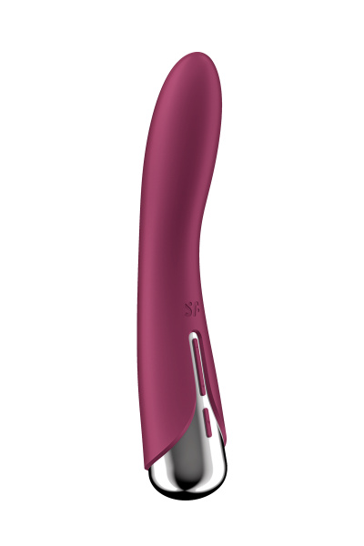 Вибратор для точки G  с ротацией Satisfyer Spinning Vibe 1, силикон, бодовый, 17,8 см