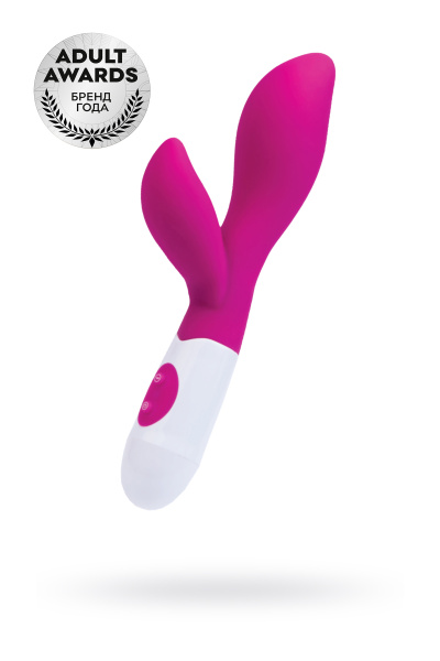 Вибратор с клиторальным стимулятором TOYFA A-Toys  LILU, силикон, розовый, 20 см